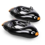 Floating Skiing Board Snow Tube Inflatable Heavy Duty Snow Sleds Skiing Durable Ski Tool Penguin Snow Tube
