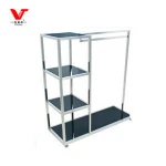 Floor standing fashion handbag boutique products bag tire display rack
