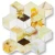 Import Flower waterjet mosaic marble tavera mosaic marble tiles for floors from China