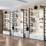 Footwear Shop Bag Display Racks Cosmetic Store Fixtures Combination Shelving Stacking Racks Shelves Full Assemble Multi-Function
