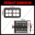 For Any Vehicle With Green Led Light Car 8 Gauge Rocker Switch Panel For Car Rv Vehicles Truck