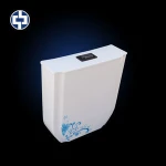 For squatting pan and WC toilet wall hung PP material toilet tank