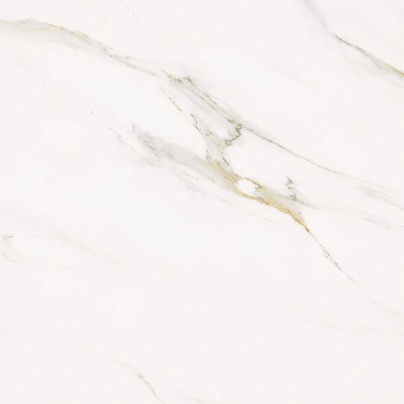 Foshan 600x600 carrara white polished glazed porcelain  marble effect wall and floor tile