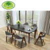 Foshan manufacturer wholesale price home restaurant wooden dinning table chair set
