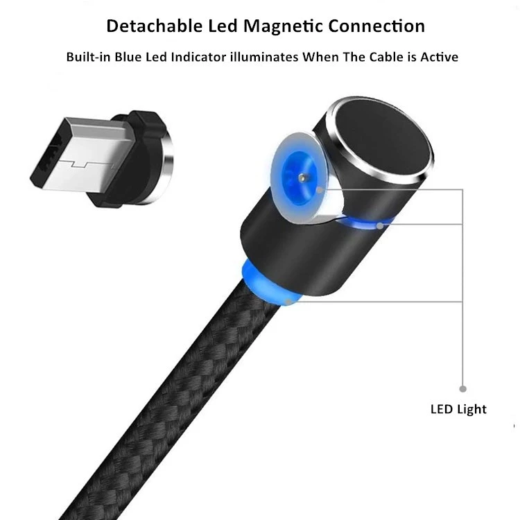Free Shipping 1M Magnetic Mobile Phone Kabel Lade 540 Data Line Cabos Cables Para Celulares Magnetic Charging Cable Charge Cable
