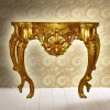 French Gold Ornate Wall Table Console Foyer antique vanity tables