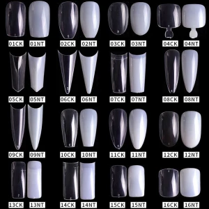 French Manicure tip nail seamless ballet transparent toenail nail piece Artificial Falseful Nail Tips