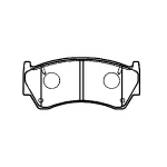 Front Automotive Car Parts  D1227M Top Brake Pads 41060-1N060 23004 23005 23006 Automotive Disc Naqin Brake Pads For Nissan