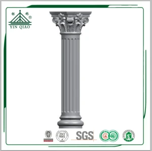 FRP Plastic ABS Mould For GRC Corinthian Fluted Concrete Roman Colum