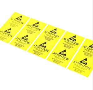 FSC/SEDEX Custom Printing Roll Fluorescent Textile Label Sticker Adhesive Sticker KSCY Printing PVC Strong Back Glue Accept