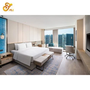 Fulilai custom 2020 foshan factory hotel bed room furniture bedroom set for 5 star hotel