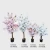 Import Fuyuan factory direct popular 2021 white artificial cherry blossom bonsai tree plant for home office party wedding decoration from China
