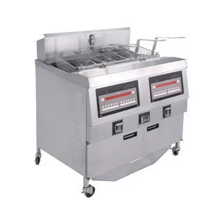Gas/Electric Commercial Chicken Fryer, Industrial French Fries Fryer With Cabinet for Sale