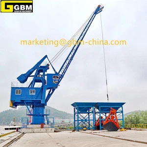 GBM Full-rotating port jetty crane