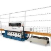 Glass vertical edging machine production line glass straight line round edging machine