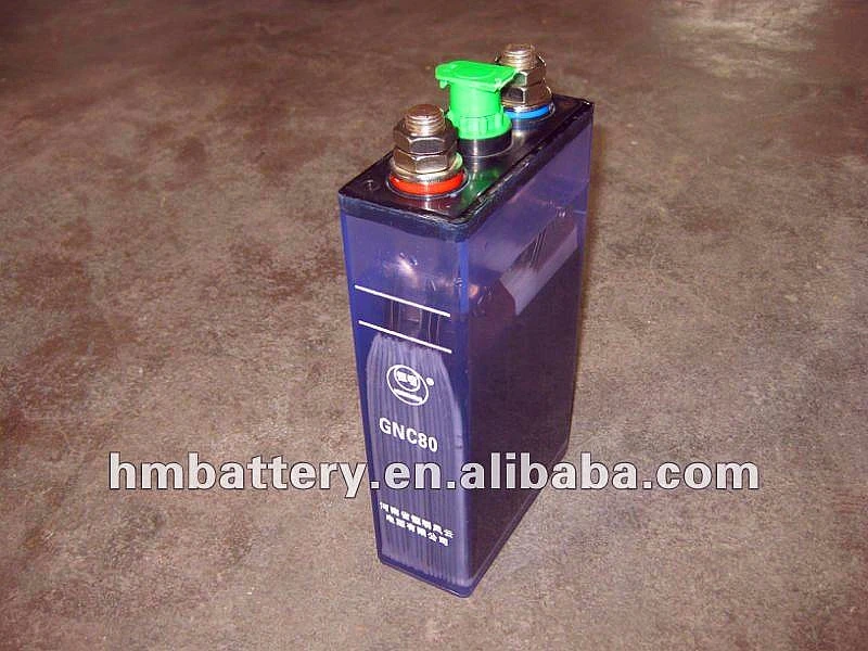 GNZ Ni-Cad battery 600Ah Military quality standard long life NICD pocket battery KPM 1.2V 100~850Ah