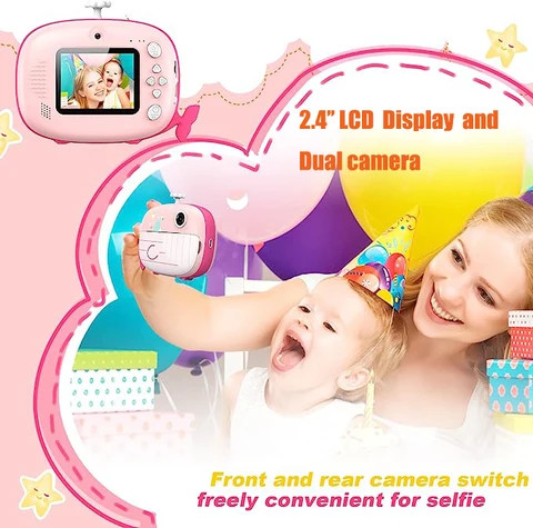 Good Quality Children Fun Camera  Dual  Camera  Support Customization   Photo Print Children Camera