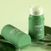 Green tea mud mask deep cleaning oil control moisturizing hydrating skin rotating cream mask stick mud clay mask