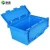 Import Guangzhou Wholesales Grey/Blue Heavy Duty Plastic Nestable Moving Crates from China