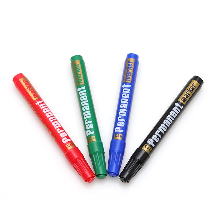 GXIN Custom LOGO Tip Refillable Permanent Marker Pen special design to open carton