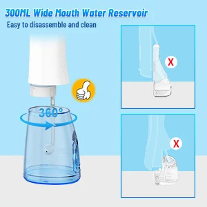 H2ofloss Newest Cordless water flosser Portable Dental Irrigator tooth cleaner Water Flosser for teeth