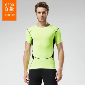 Half Sleeve Cycling Sport t-shirt Men  Running Quick Dry Man Sport T Shirt