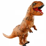 Halloween T-rex costume inflatable suit Jurassic world realistic walking dinosuar adult predator costume