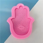 Hamsa Hand Incense Holder Coaster Silicone Mold Hand of God Hand of Fatima Resin Crafting Molds