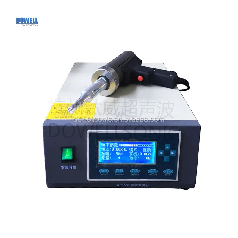 hand-actuated ultrasound ultrasonic sonotrodes for fabric cutting riviting joint welder