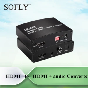 HDR HDMI2.0a to HDMI+Audio converter support ARC/CEC control