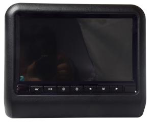 Headrest monitor with 9 inch screen