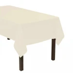 Heavy duty Solid color rectangle disposable plastic table cloth for party