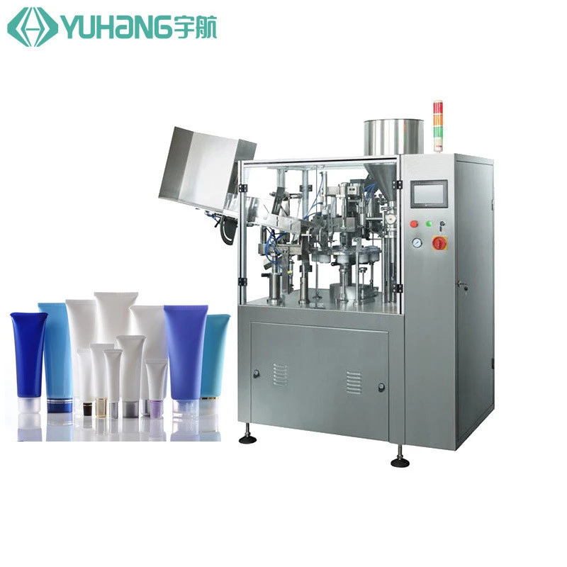 High Accuracy automatic Cosmetic pharmaceutical ointment soft tube filling sealing machine paste tube