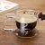 Import High borosilicate Glass Double Coffee Cup home heat resistant Glass Cappuccino Cup Coffee Cup with handle mug from China