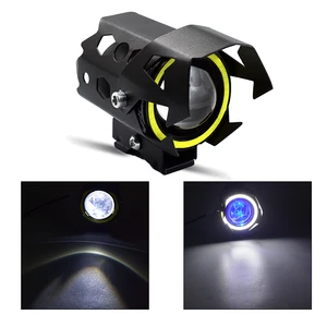 High Power Auxiliary Lamp Motorcycle led Headlights U8 bulb and white  Accessories Fog Light for Motorcycle