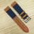 Import High-quality 22mm men fashion nappa leather fabric replacement watch band strap wholesale for smart watches from China
