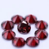 High quality 3A diamoud cut zircon rough stones round D-Garnet loose gemstones