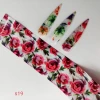 High Quality 3D Hollow Flower Nail Sticker Nail Decoration Nail Art Transfer Foil