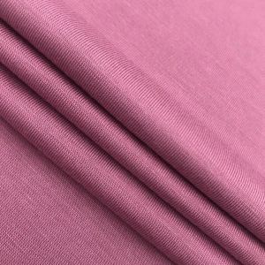 High Quality 40S 95% Modal 5% Spandex Lenzing Ecovero Viscose Stretch Knitted Fabric For Clothes
