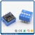 Import High Quality and good price 2.54mm Pitch DIP Switch Red Blue (1-12Way) from China