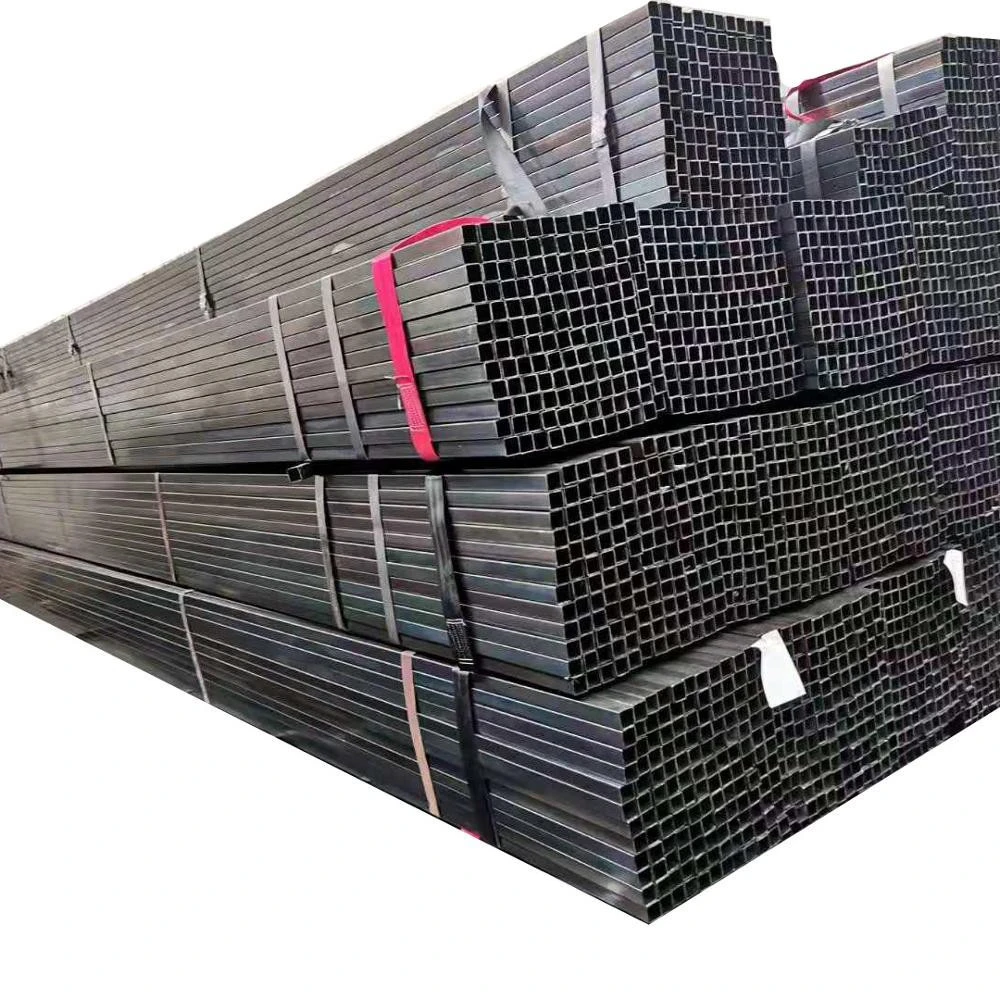 High Quality black annealed Square And Rectangular Steel Pipes And Tubes