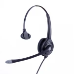 High quality Call center telephone headset with Plantronics QD connector with noise cancelling microphone