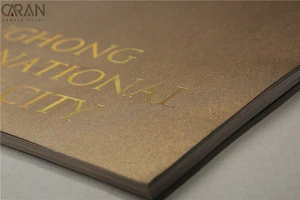 High quality company catalogue logo display book with color printing