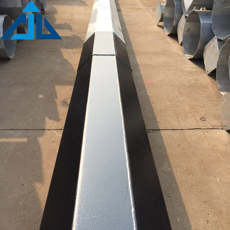 High quality custom electrical galvanized steel pole in power distribution equipment