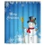 Import High Quality Custom Snow Man Christmas Style Polyester Bathroom Shower Curtain from China