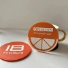 High Quality customized printed drinks coasters Free Sample colorful cup holder Coaster For bar and Kitchen