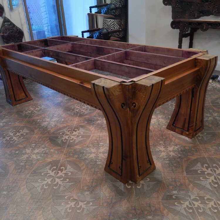 High quality customized solid wood designed billiard table