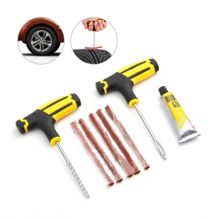 High quality factory universal use for car motorcycle bicycle tubeless tire repair tools kits