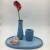 Import High Quality Luxury Blue Decorative Resin Accessories Vases for Hotels from China
