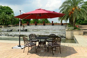 High Quality Outdoor Parasol Patio Umbrella And Base For Garden